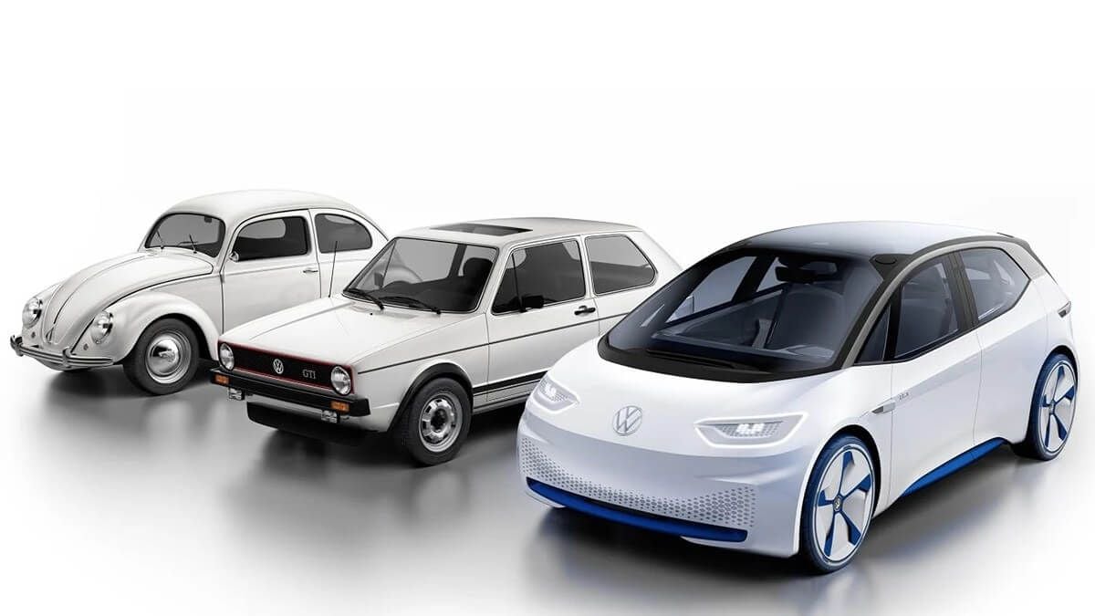 El diseño de los próximos coches eléctricos de Volkswagen se inspirará en los clásicos de la marca: Beetle, Golf...