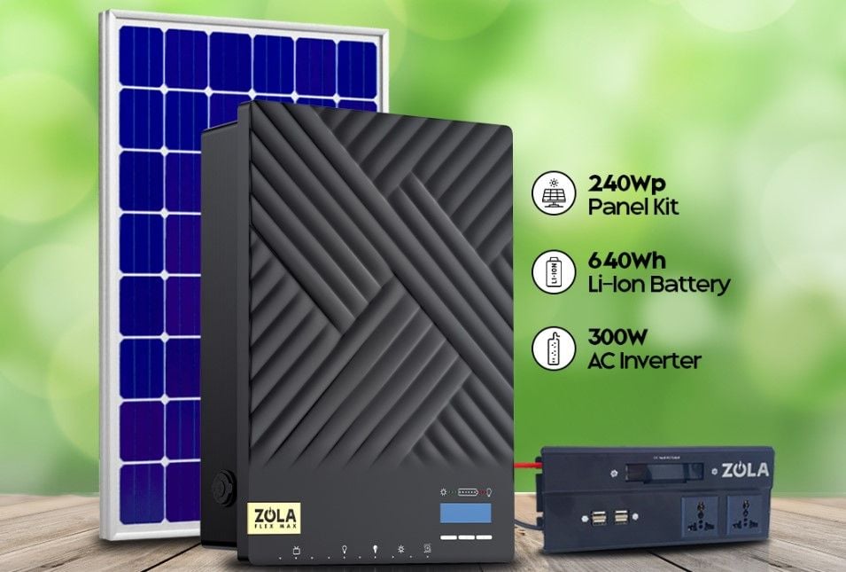 Zola Flex Max es el primer sistema solar y batería plug&play de bajo coste capaz de alimentar tu vivienda