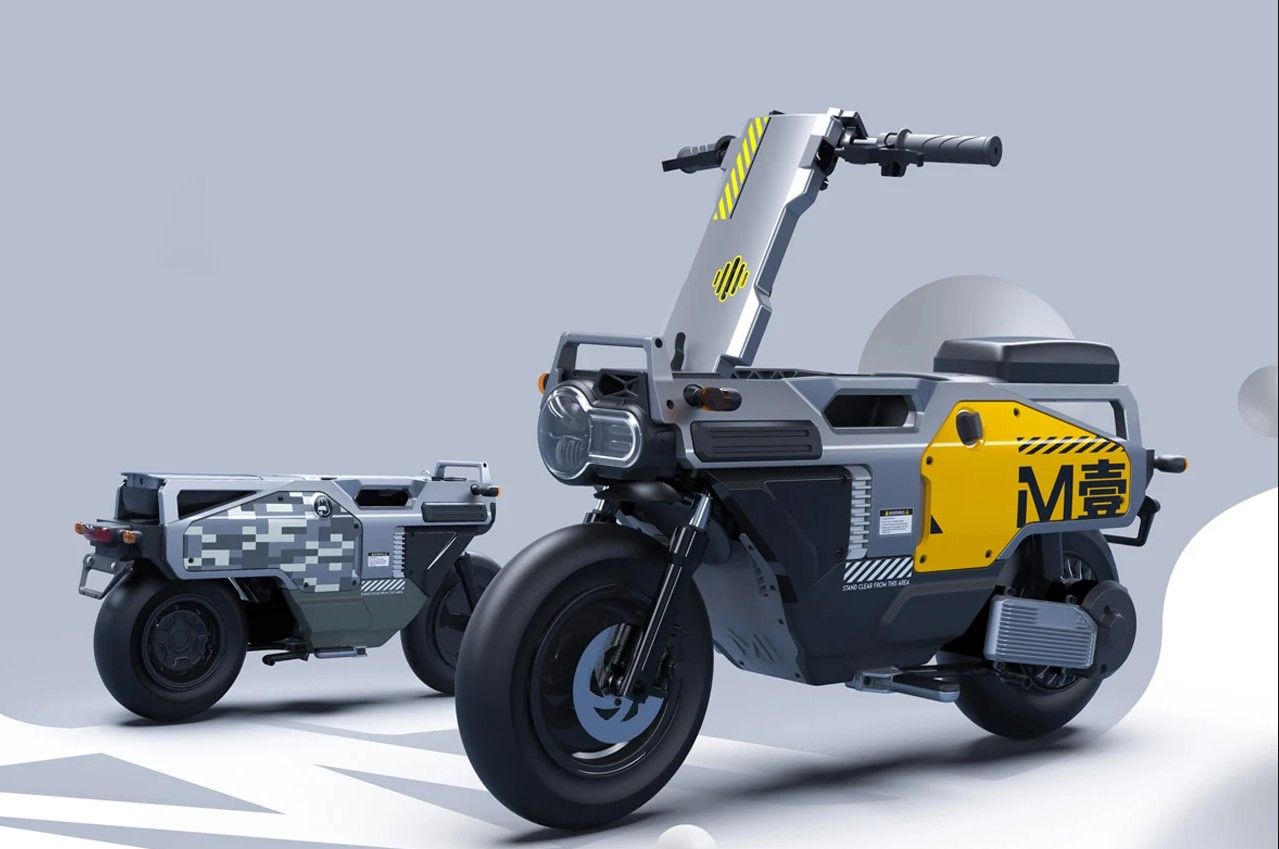 Este scooter eléctrico es tan compacto que podrás guardarlo en el maletero de tu coche