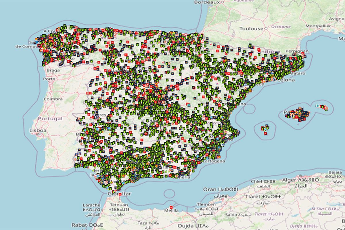 Así será el nuevo mapa interactivo del Gobierno con todos los puntos de recarga para coches eléctricos y con esta información obligatoria