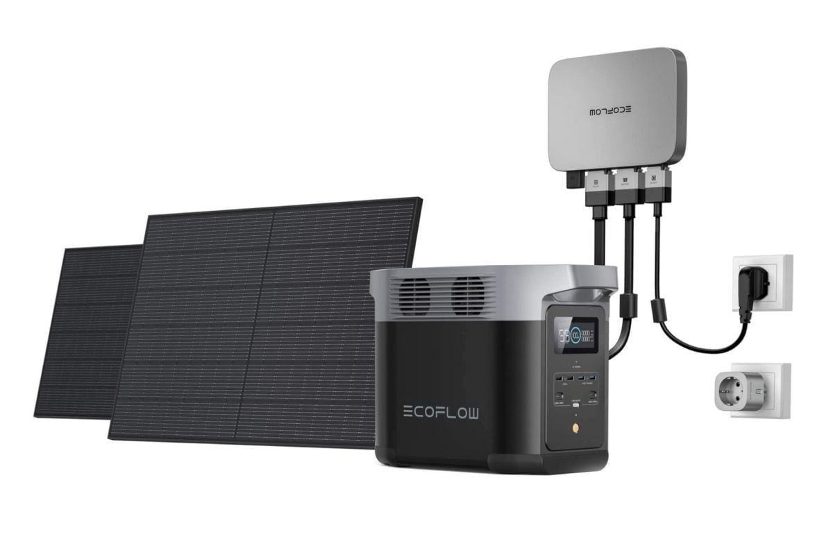 Ecoflow lanza su primer kit solar inteligente todo en uno: paneles solares, microinversor y batería portátil