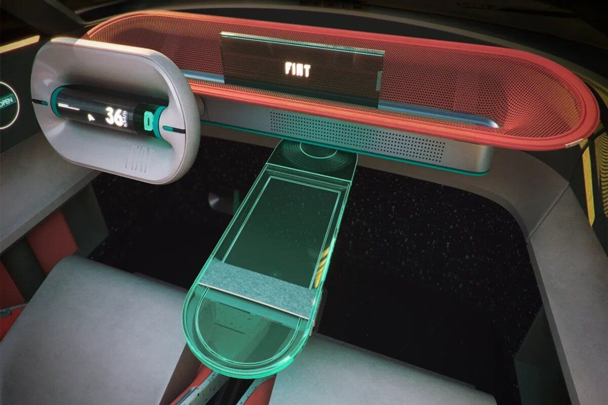 Así será el interior del nuevo FIAT Panda eléctrico