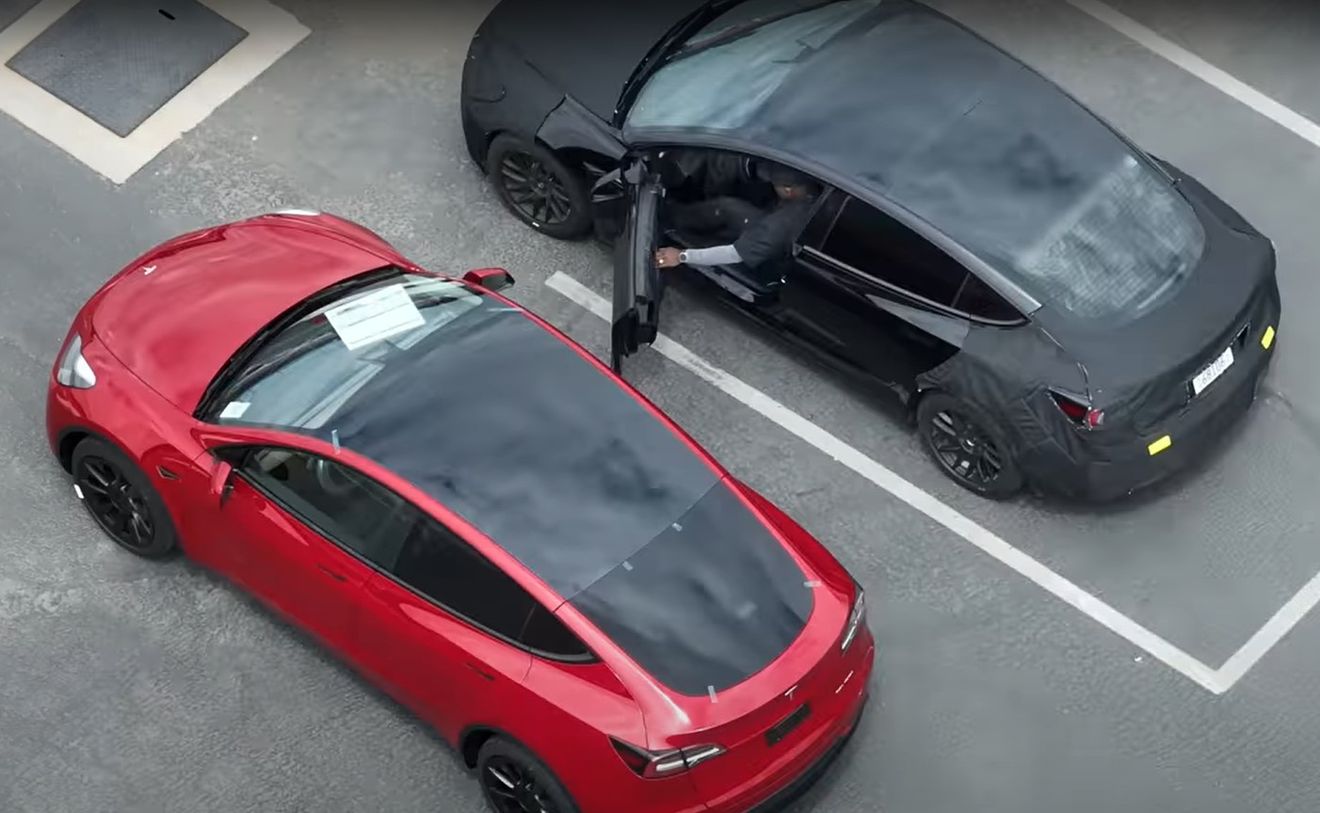 Tesla Model 3 Highland cazado durante unas pruebas con cambios interiores significativos (vídeo)