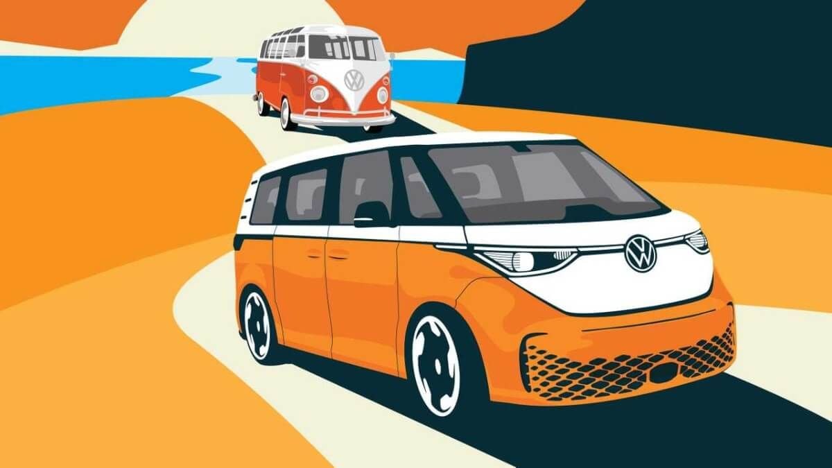 La Volkswagen ID. Buzz de batalla larga con 3 filas de asientos ya tiene fecha de presentación