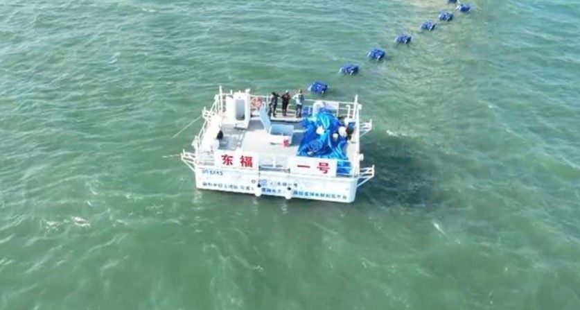 China prueba por primera vez la producción de hidrógeno verde con agua del mar