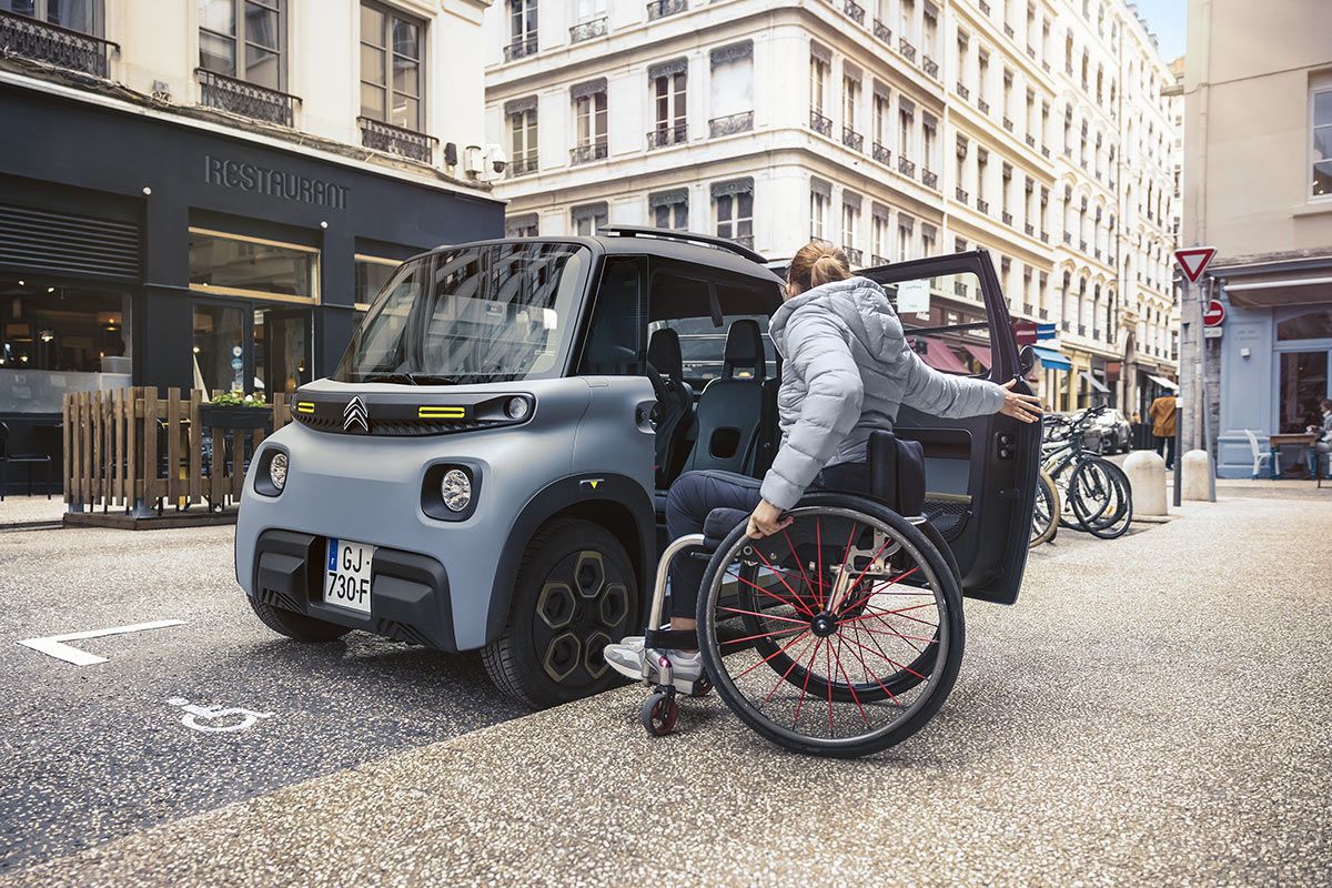 Citroën presenta una nueva versión de Ami adaptada para personas con movilidad reducida