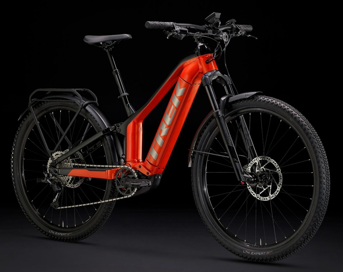 Fiesta de las rebajas en las eBikes de Trek. Por ejemplo, esta Powerfly DFS 9 tiene 1.634 euros de descuento