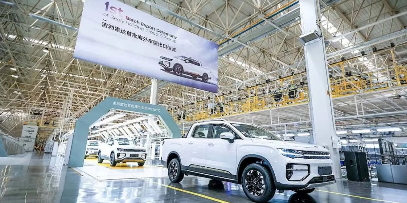 Geely comienza la exportación del Radar RD6. Un económico pickup eléctrico a la conquista del mercado internacional