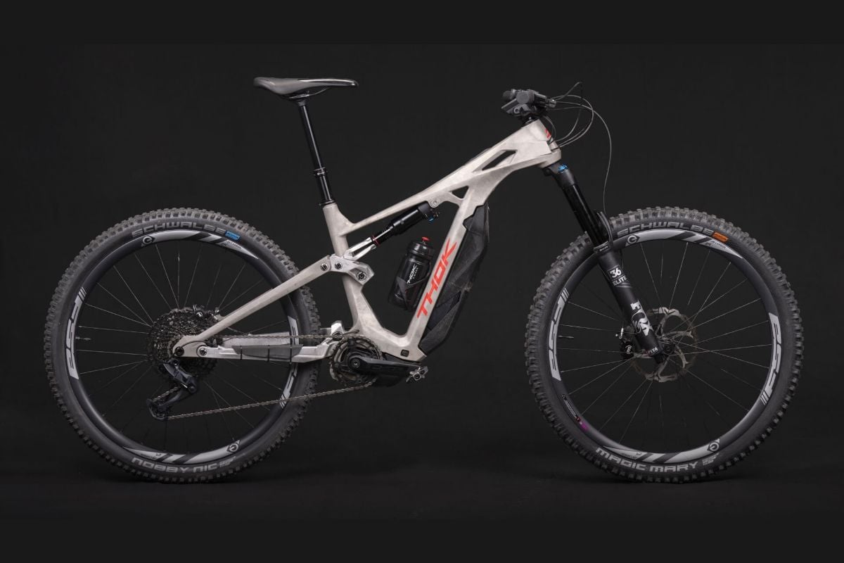 Thok ha creado la primera eBike de aluminio impreso en 3D. Además de espectacular, es funcional