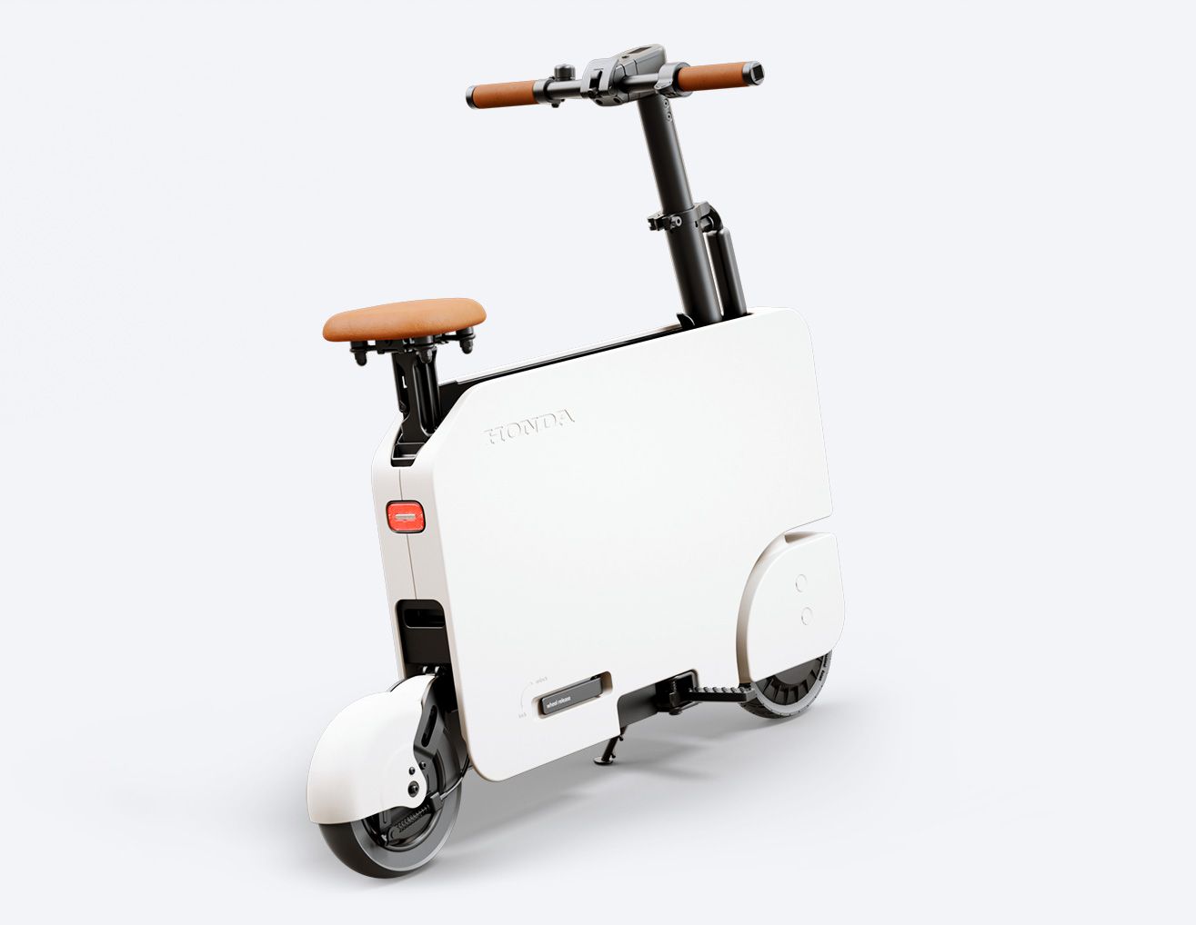 Honda sorprende con el Motocompacto, un scooter eléctrico de diseño único a precio asequible