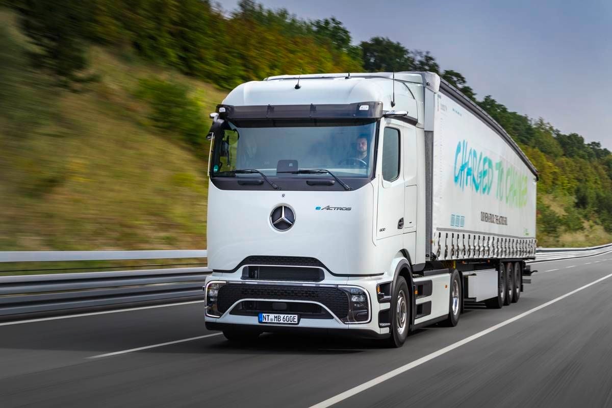 El Mercedes eActros 600 puede ser más rentable que un camión diésel a los 5 años o 600.000 km