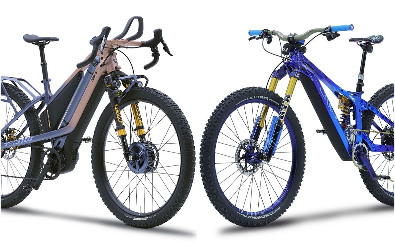 Yamaha da rienda suelta a la locura en formato eBike: Y-00Z MTB e Y-01W AWD con tracción total y dirección asistida