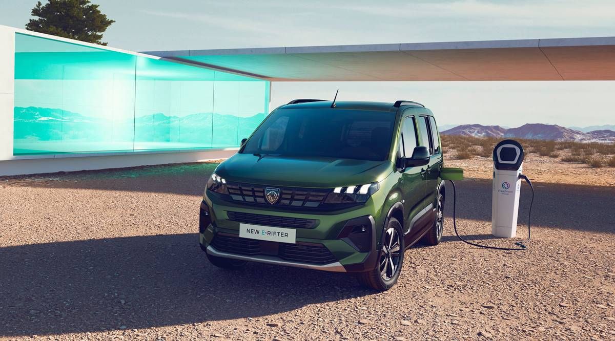 El nuevo Peugeot e-Rifter es un monovolumen compacto con hasta 7 plazas y 320 km de autonomía