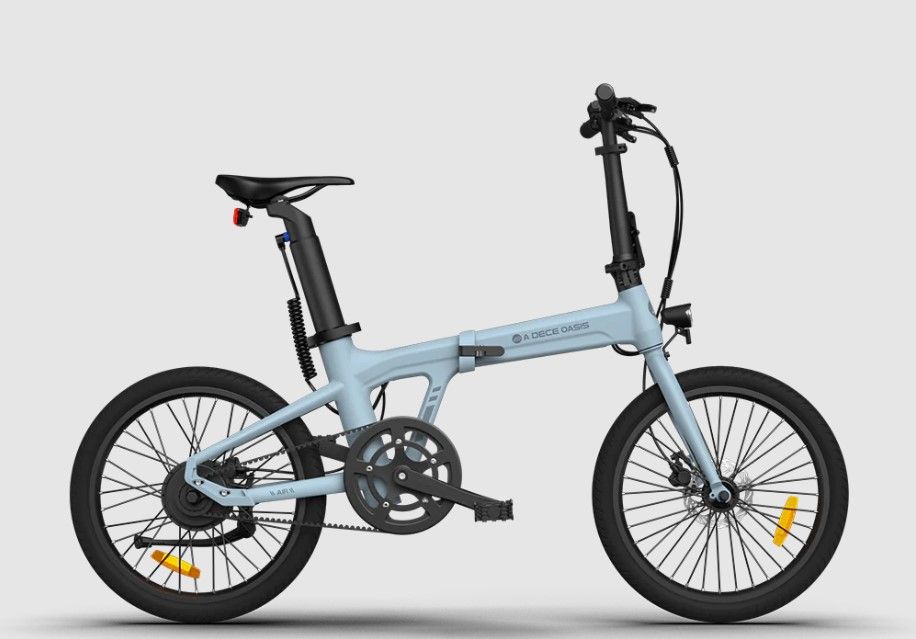 ADO Air. Una bici eléctrica compacta y ligera con correa de carbono