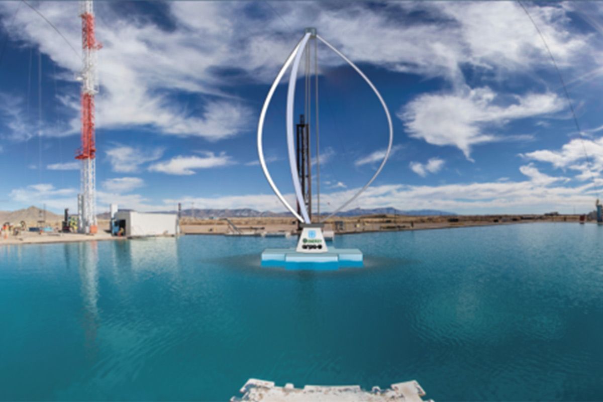 Así es la nueva y revolucionaria turbina eólica flotante, más barata y que no necesita torre