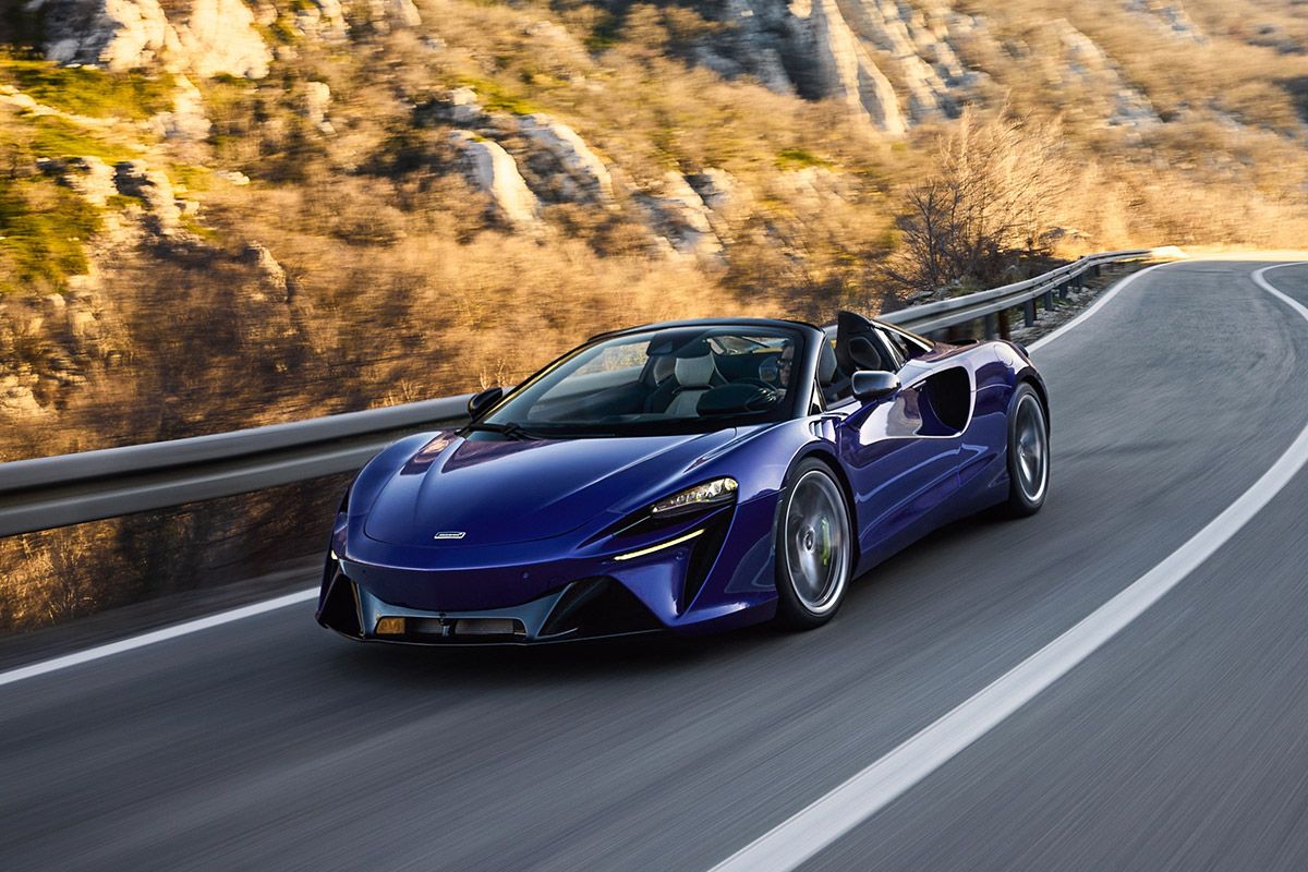 El McLaren Artura Spider se destapa: el primer descapotable PHEV de altas prestaciones de la marca