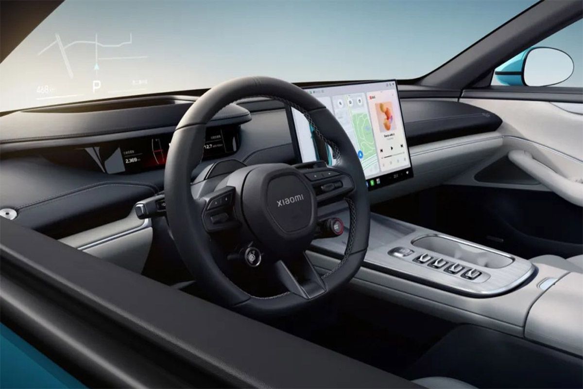 Así luce el interior del Xiaomi SU7, la nueva berlina china anti Tesla