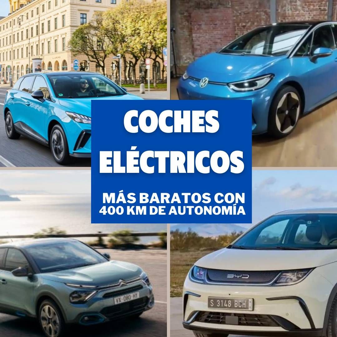 Estos son los coches eléctricos con 400 km de autonomía más baratos del mercado