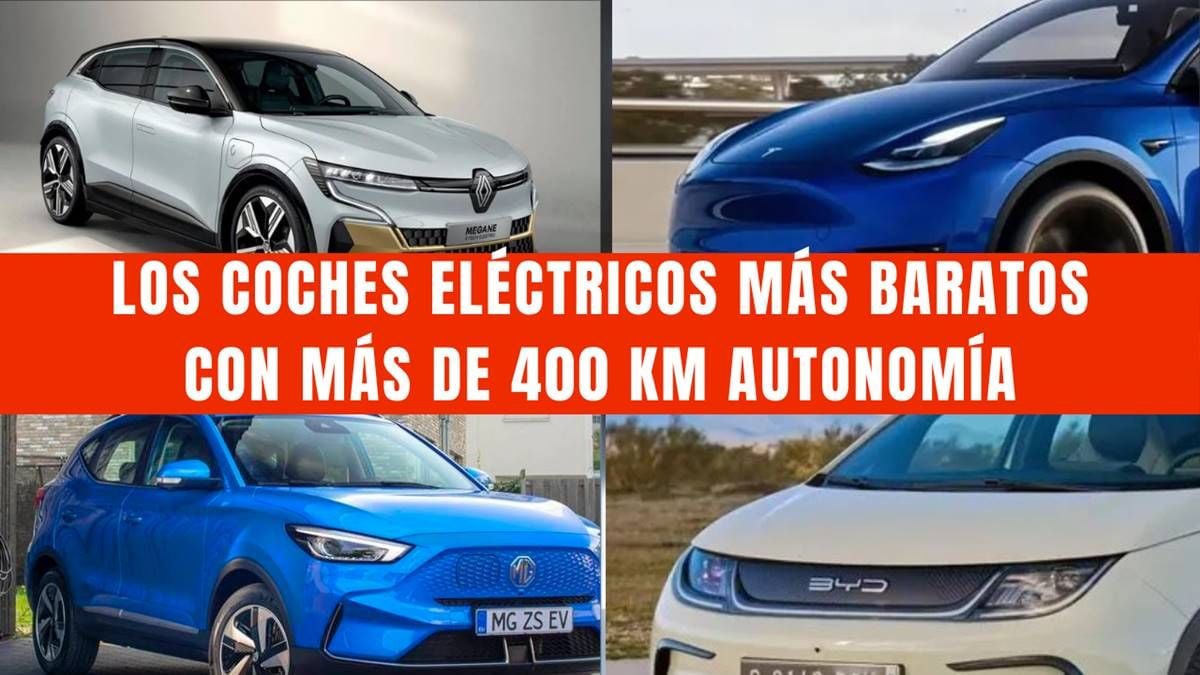 Estos son los coches eléctricos con 400 km de autonomía más baratos del mercado