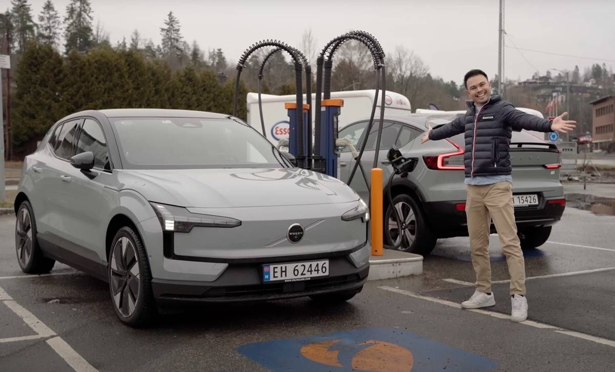 El Volvo EX30 se enfrenta al Volvo C40 en una prueba de autonomía real