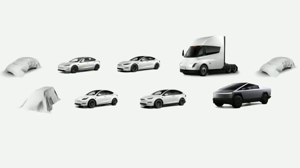 Tesla anuncia el desarrollo de tres nuevos modelos