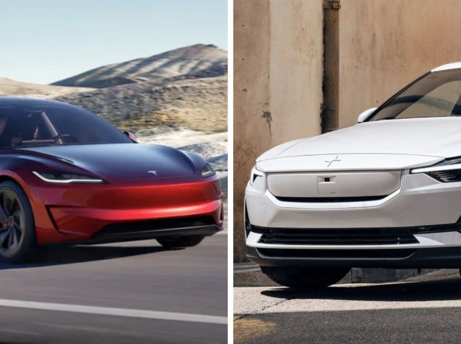 Prueba comparativa: Tesla Model 3 contra Polestar 2