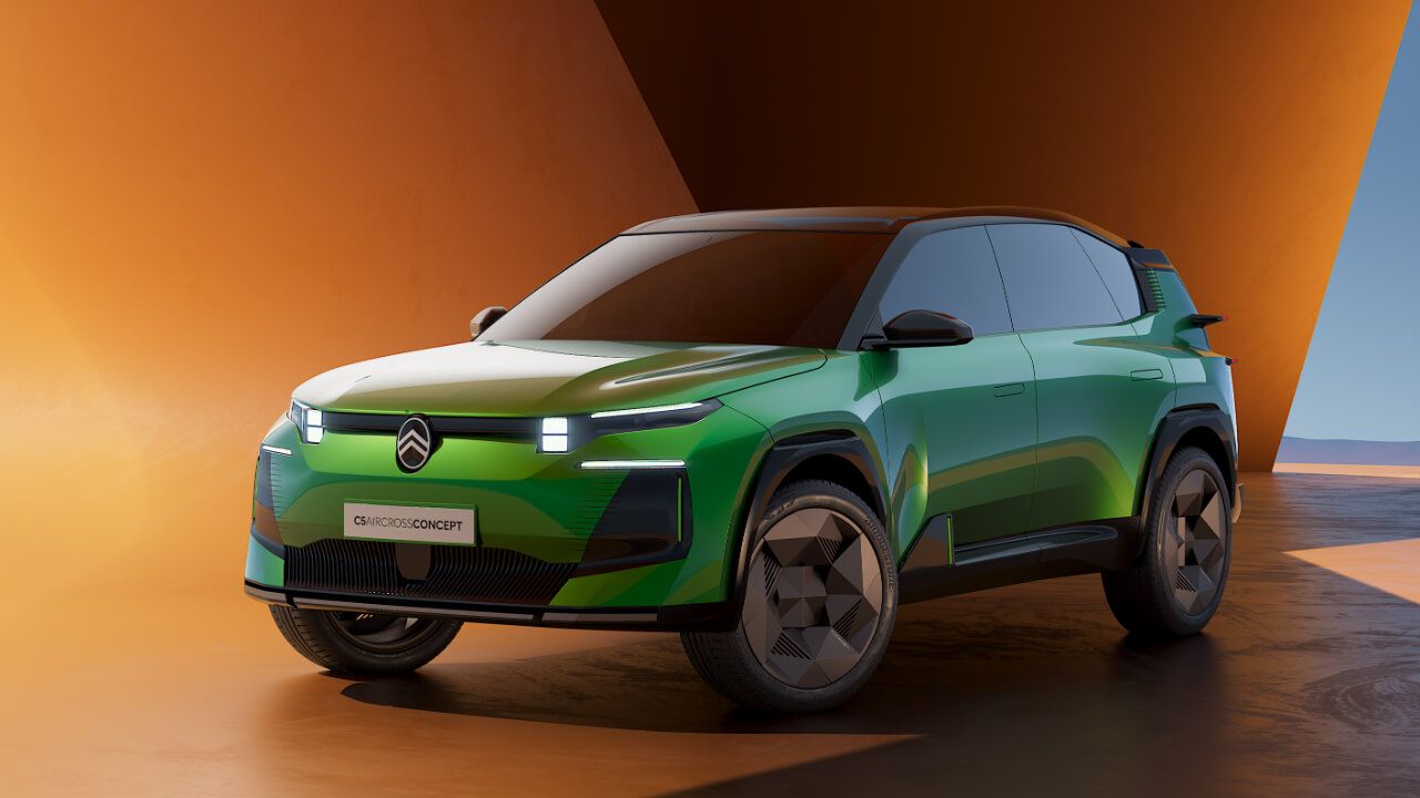 Citroën C5 Aircross Concept, el SUV familiar se renovará en 2025 con una inédita versión eléctrica