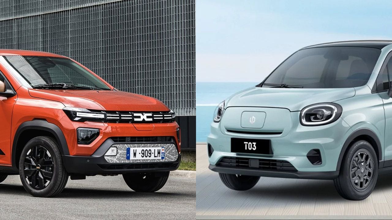 Duelo de los coches eléctricos baratos en Europa: el Leapmotor T03 reta al Dacia Spring