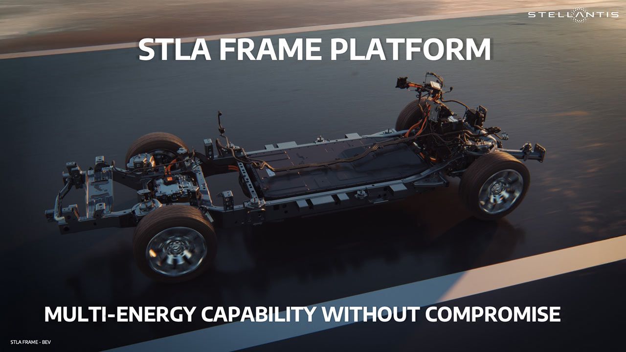 Stellantis presenta su plataforma más multienergética, la STLA Frame para grandes todoterrenos y SUV