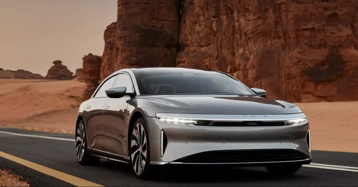 El Lucid Air aumenta su autonomía hasta los 960 km WLTP