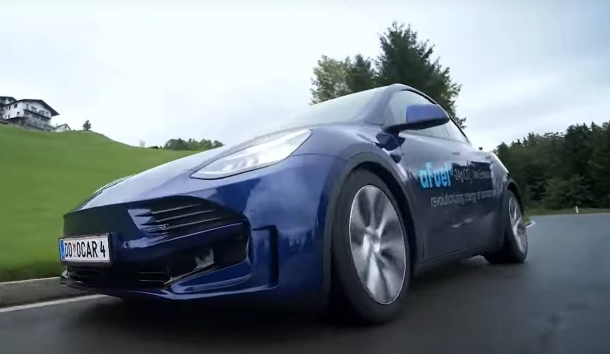 Este Tesla Model Y cuenta con un sistema eléctrico con extensor de autonomía por metanol y 1.000 km de autonomía