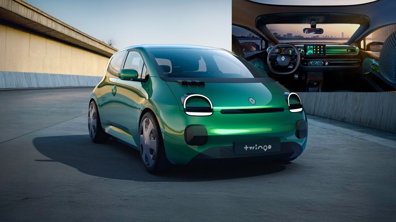 Renault presenta el Twingo eléctrico casi definitivo y nos muestra su habitáculo