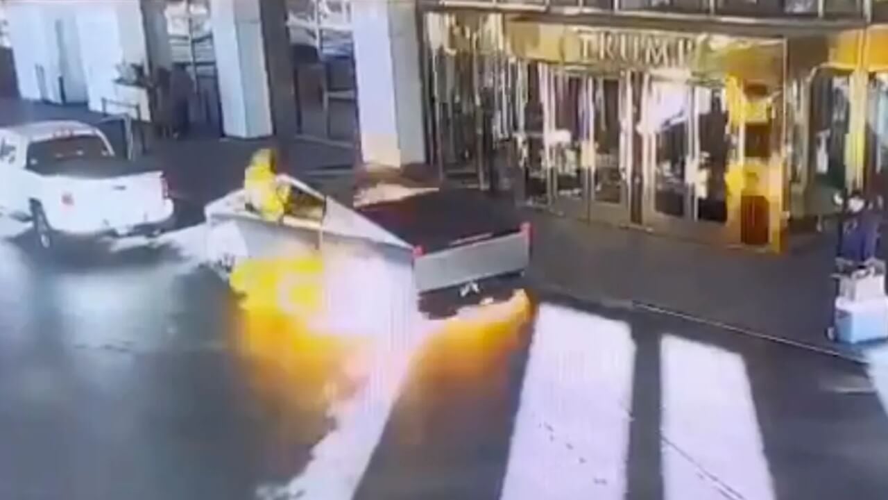 Una Tesla Cybertruck explota frente al Trump Hotel de Las Vegas, dejando un muerto y siete heridos