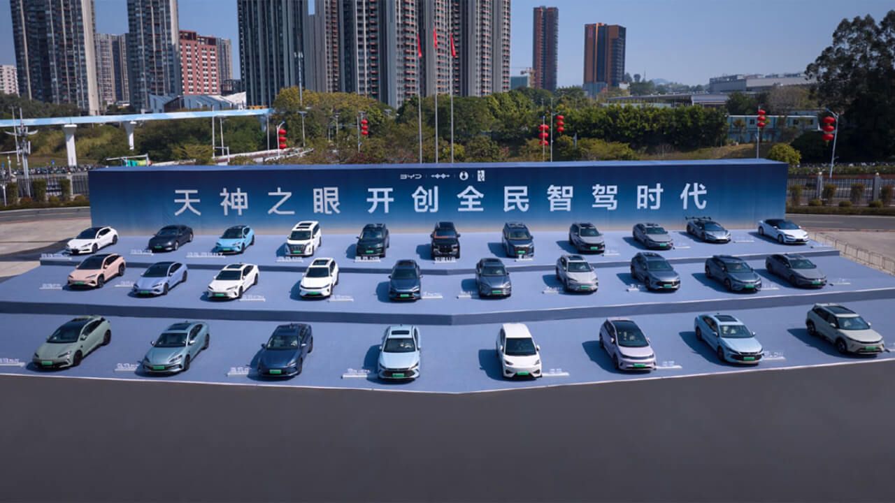 BYD lanza el «Ojo de Dios», un nuevo sistema de conducción autónoma que tendrán incluso sus coches más baratos