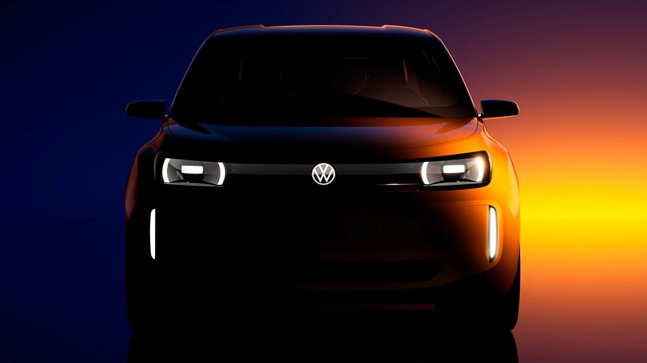 El coche eléctrico de 20.000 euros de Volkswagen ya tiene fecha de presentación, esta es su primera imagen