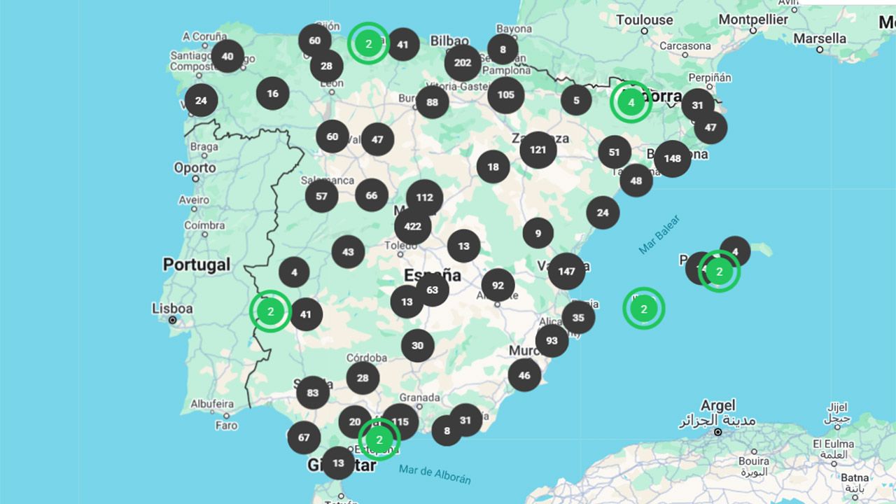 La España vaciada de cargadores rápidos para coches eléctricos: Galicia, Extremadura, Murcia…