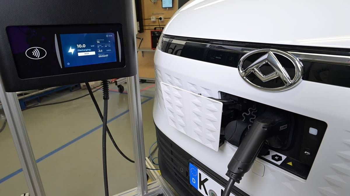 Conectados a la red, los vehículos eléctricos de Maxus podrían evitar apagones y generar dinero mientras están aparcados