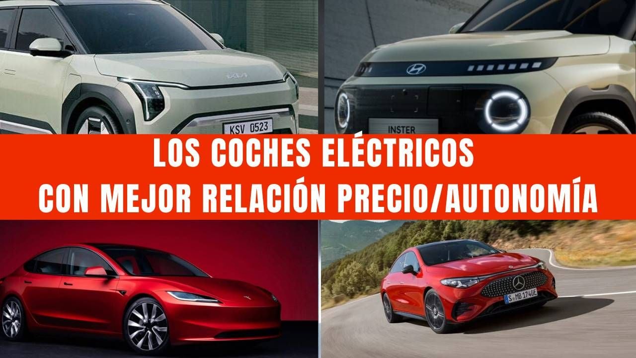 ¿Qué coche eléctrico te da más kilómetros  de autonomía por euro?