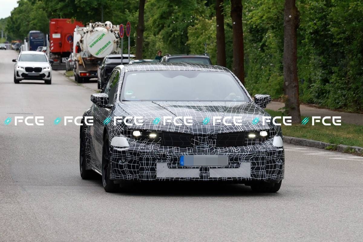 Avistado el brutal BMW M3 eléctrico con su diseño de producción