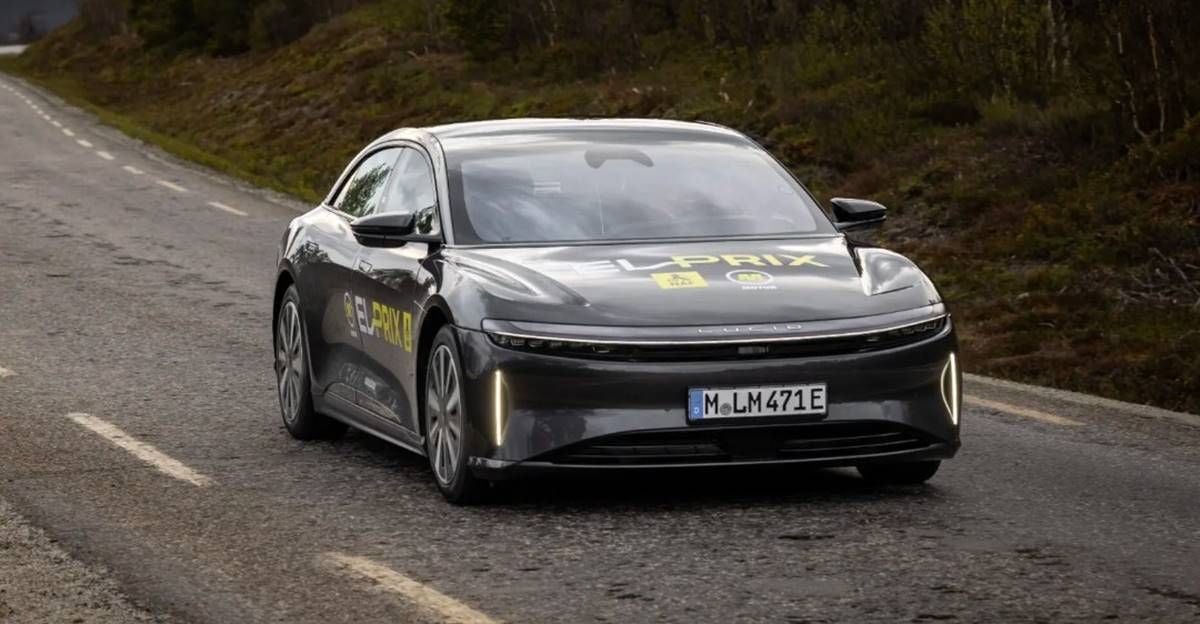 El Lucid Air logra un récord de autonomía real con 832 km con una sola carga