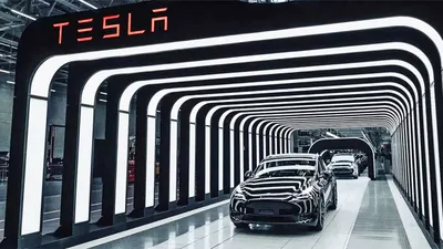 Producción del Tesla Model Y en Berlín