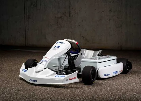 Bosch presenta su kart eléctrico. De 0 a 100 km/h en menos de 5 segundos, y  hasta 130 km/h de velocidad