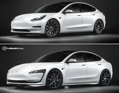 El futuro rediseño del Tesla Model 3 podría tener este aspecto. ¿Qué  mejoras ofrecerá para mantener su liderazgo mundial?